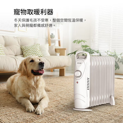 【DIKE】機械式油燈恆溫電暖器 11葉片