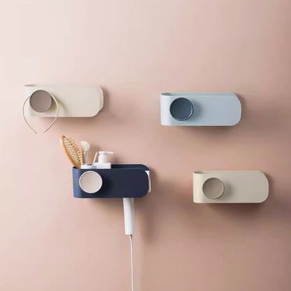 【ShowSee小適】北歐風多功能吹風機架 (免鑽牆)