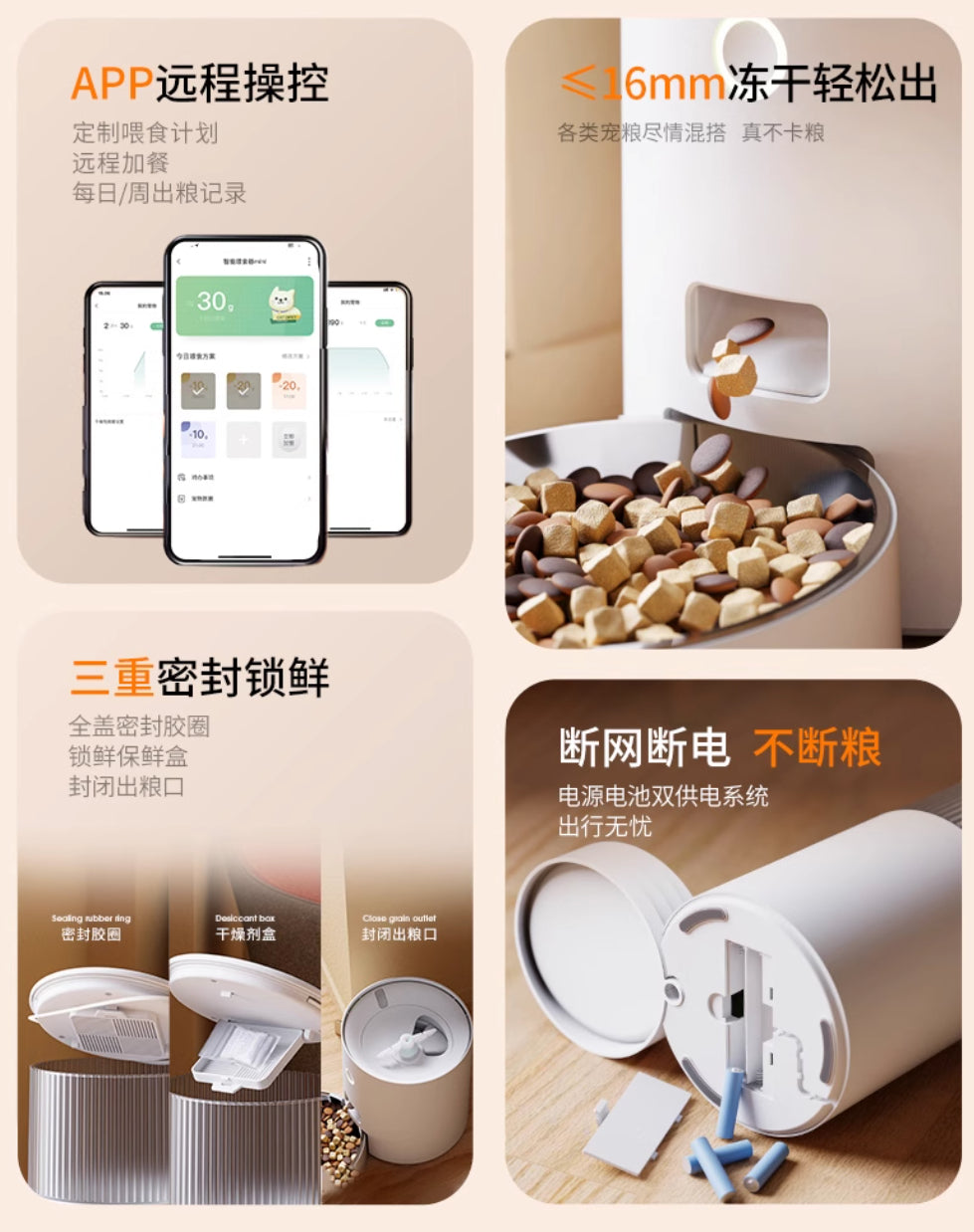 【Pet Marvel】寵物智能餵食器mini